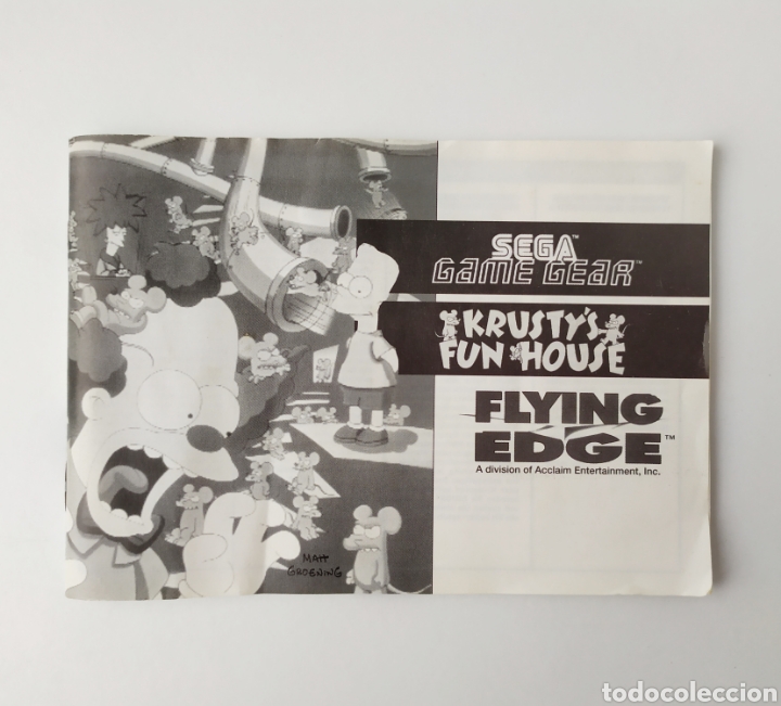 Videojuegos y consolas: Krustys fun house Game Gear - Foto 9