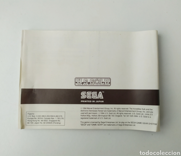 Videojuegos y consolas: Hulk Game Gear completo - Foto 8