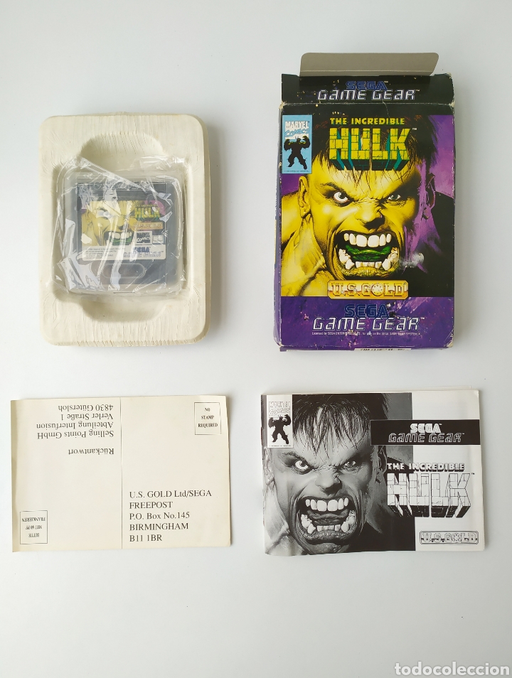 Videojuegos y consolas: Hulk Game Gear completo - Foto 1