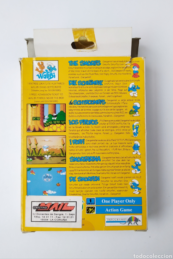 Videojuegos y consolas: Los Pitufos Game Gear - Foto 3