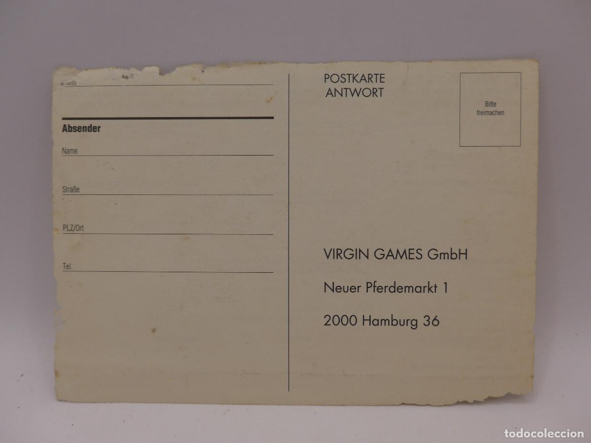 Videojuegos y consolas: TARJETA POSTAL SEGA GAME GEAR - Foto 1