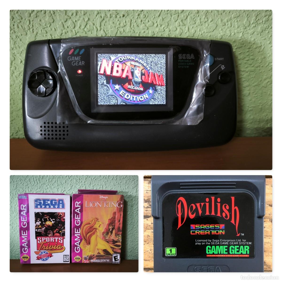 Videospiele und Konsolen: SEGA Game Gear IPS Mod - FULL RECAP (Nuevos Condensadores) + 3 Juegos
