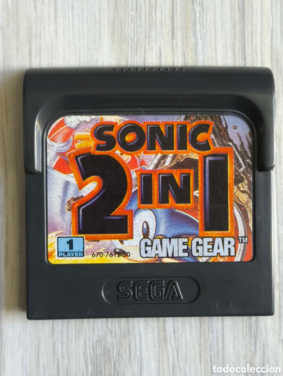 Videojuegos y Consolas: Juego Sonic 2 in 1 (Sonic 2 + Sonic spinball) Sega Game gear pal