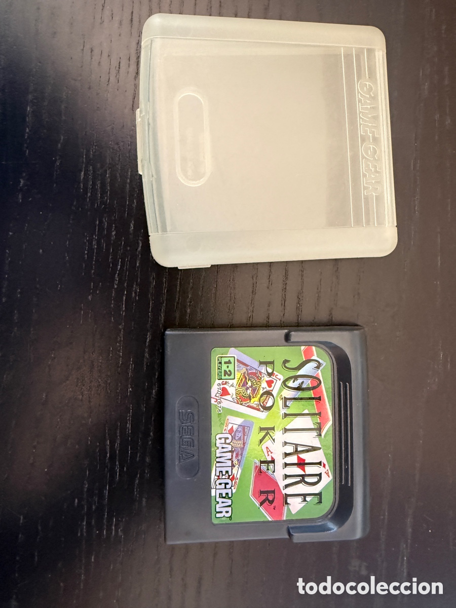 Videojuegos y Consolas: Solitaire Poker &ndash; Sega Game Gear &ndash; cartucho original con funda