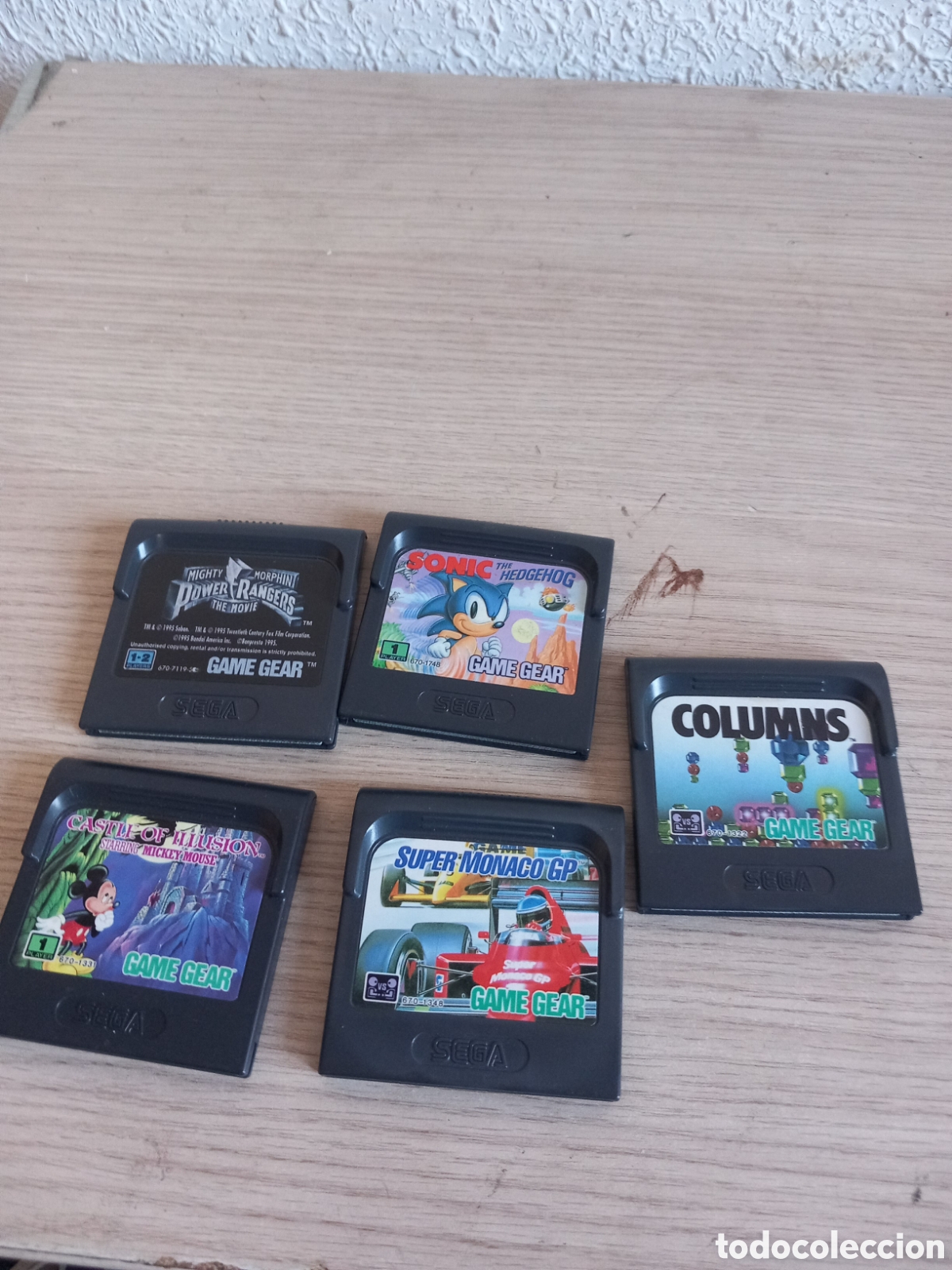Videojuegos y Consolas: 5 JUEGOS GAME GEAR FUNCIONAN,,VER FOTOS