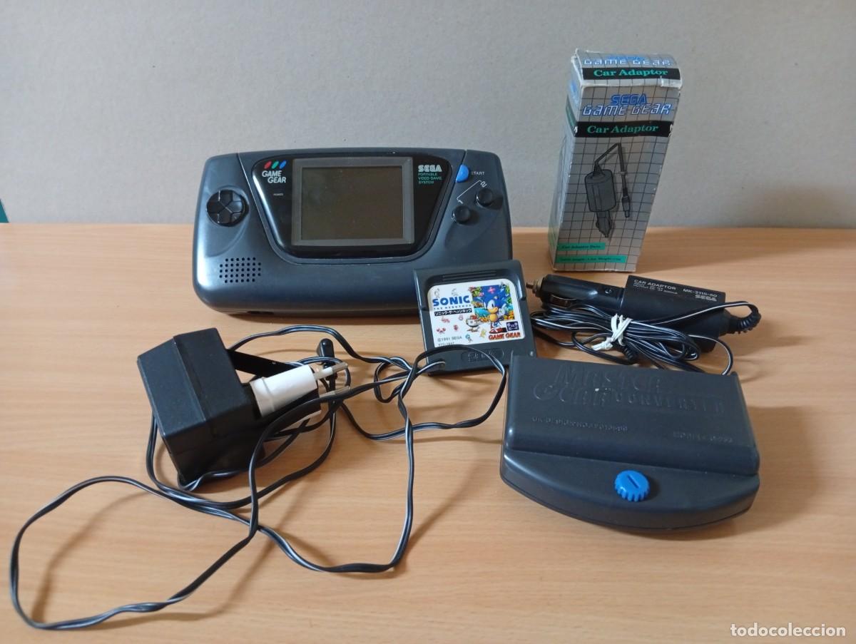 Videogiochi e Consoli: LOTE DE CONSOLA PORTATIL SEGA &rdquo;GAME GEAR&rdquo; ,ACCESORIOS Y JUEGO.