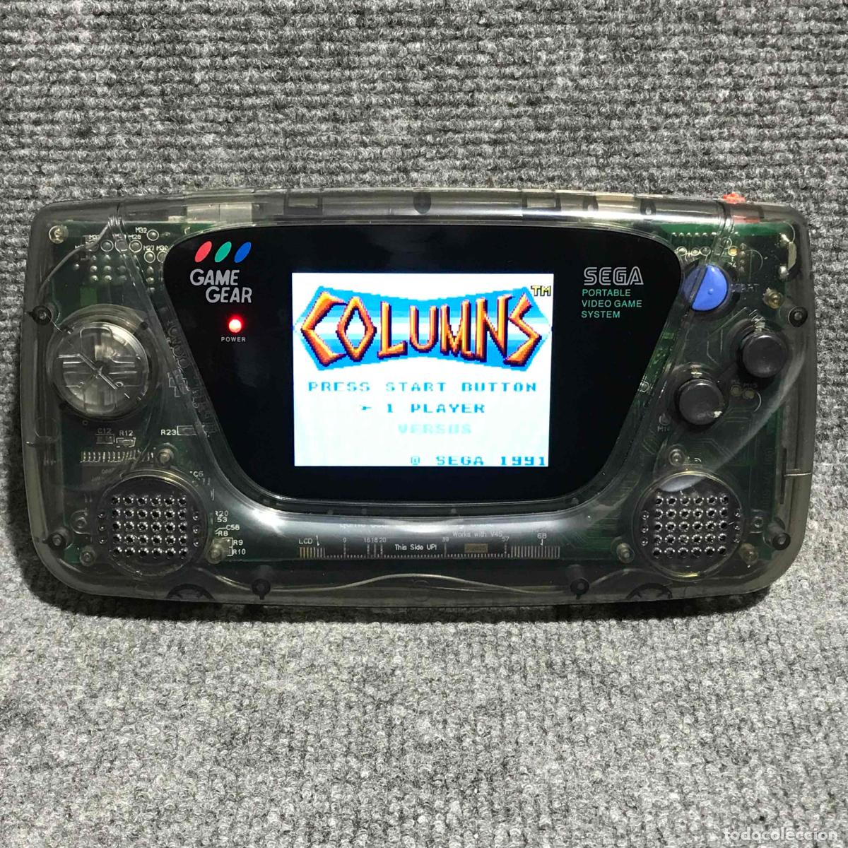 Videojuegos y Consolas: CONSOLA SEGA GAME GEAR CLEAR SMOKE MOD IPS 2 SPEAKERS RECAP