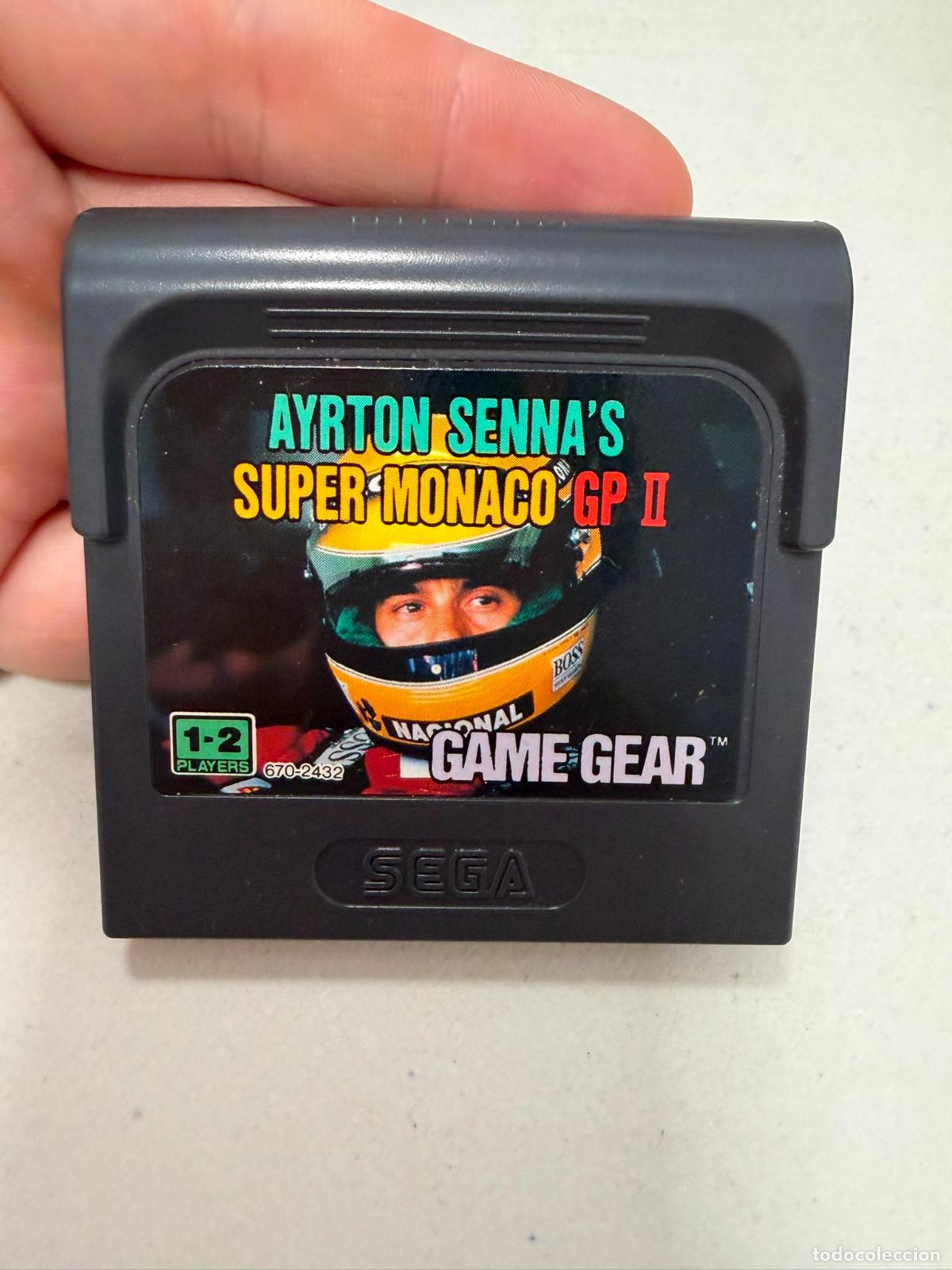 Jeux Vid&eacute;o et Consoles: Ayrton senna's super monago gp ii - Sega gamegear GG Cartucho game gear