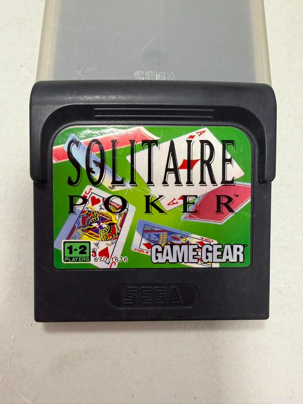 Videojuegos y Consolas: Solitaire poker - Sega gamegear GG Cartucho game gear