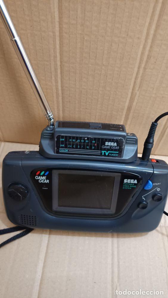 Videojuegos y Consolas: Sega Game Gear + TV tuner + 5 cartuchos + cajas