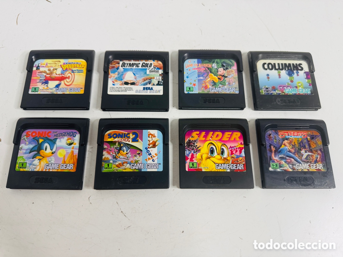 Videojuegos y consolas: Sega Game Gear Lote Juegos Cartucho