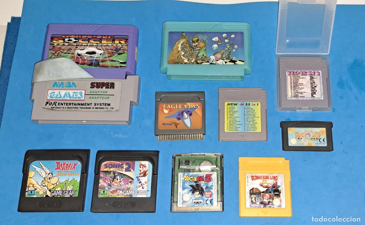 Videogiochi e Consoli: LOTE VIDEOJUEGOS GAME GEAR / NINTENDO y OTROS - 10 JUEGOS Y UN ADAPTADOR