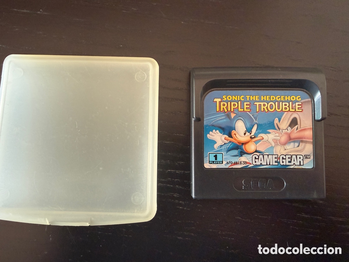 Videojuegos y consolas: Sonic the Hedgehog Triple Trouble Sega Game Gear Original PAL