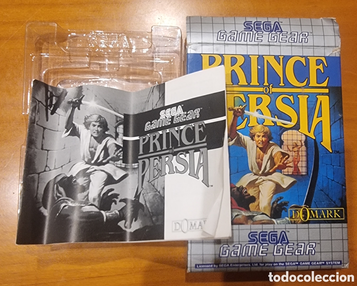 Videojuegos y consolas: Juego Sega Game Gear Prince Persia solo caja e instrucciones ved foto
