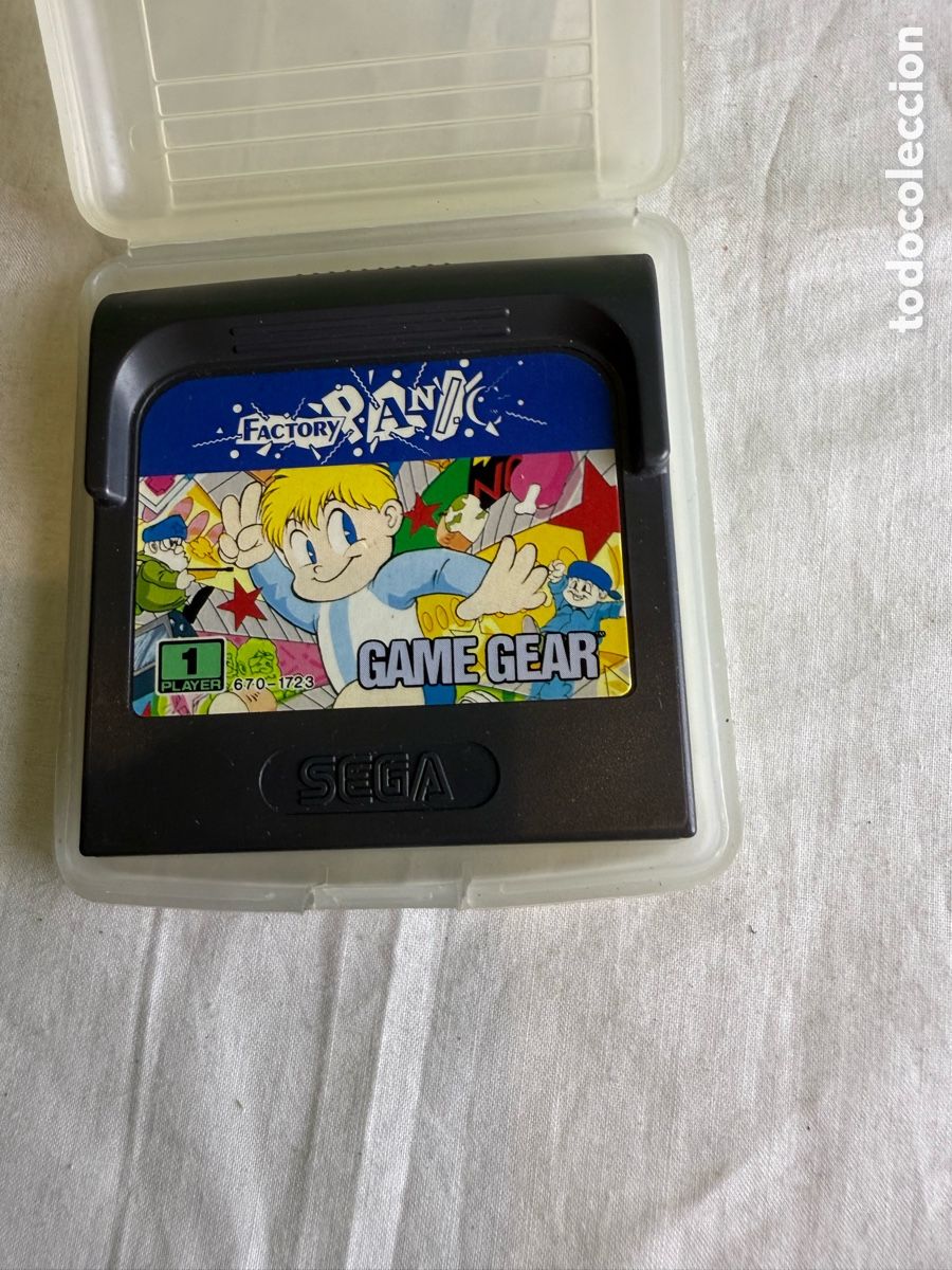 Videojuegos y consolas: Factory Panic Jap&oacute;n Game Gear &ndash; Cartucho Original SEGA