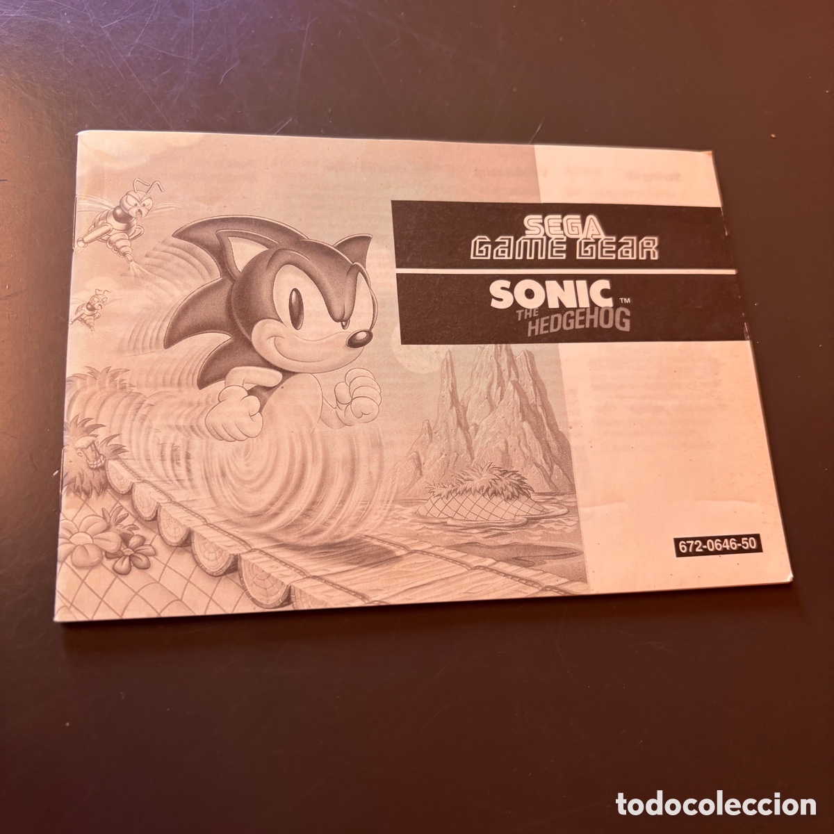 Videojuegos y consolas: Manual de instrucciones sega game gear sonic the hedgedog