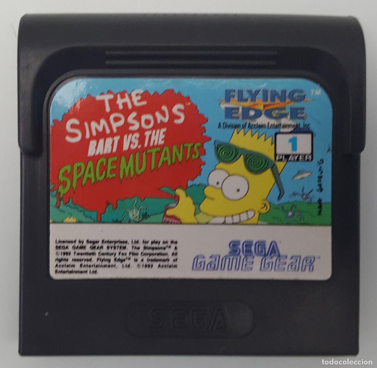 Videojuegos y consolas: CARTUCHO THE SIMPSON BART VS SPACE MUTANTS, SEGA GAME GEAR, LO QUE SE VE EN LAS FOTOS