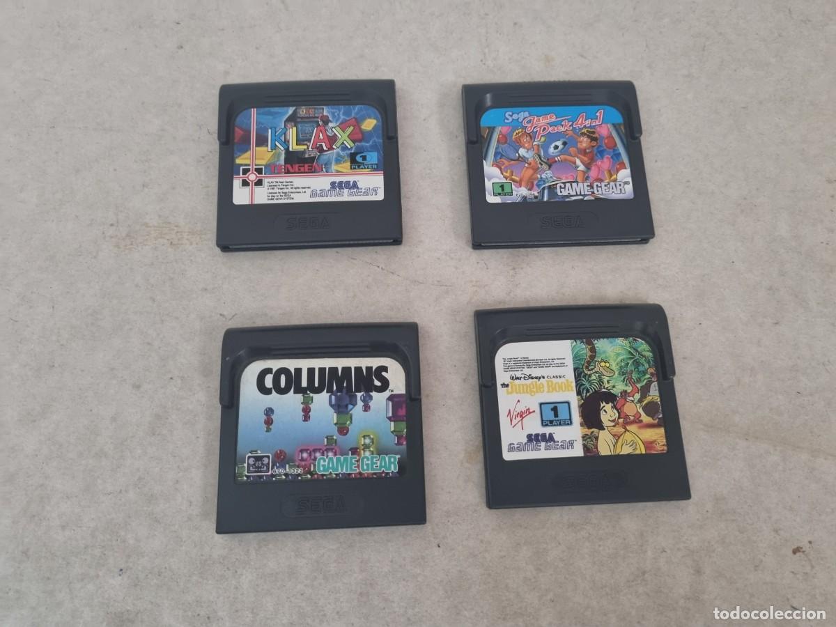 Videojuegos y consolas: Lote de 4 Juego para Game gear