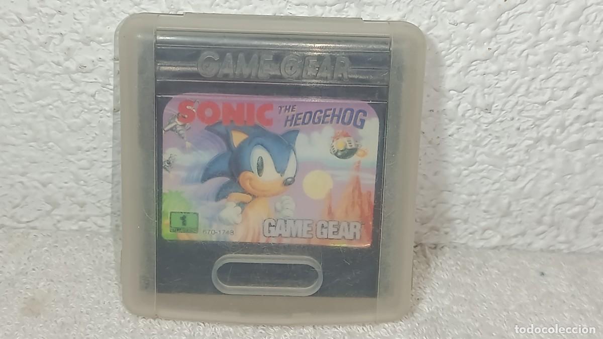 Videojuegos y consolas: SEGA GAME GEAR : ANTIGUO JUEGO SONIC THE HEDGEHOG EN SU CAJITA PROTECTORA A&Ntilde;OS 90