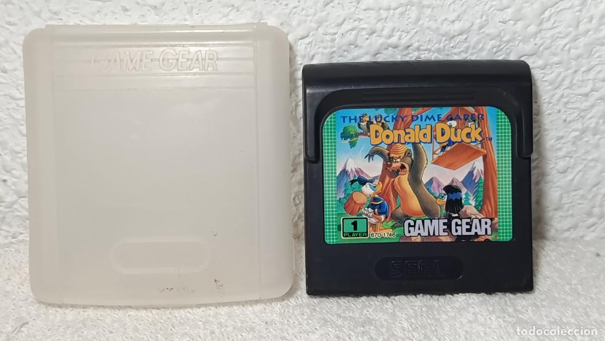 Videojuegos y consolas: SEGA GAME GEAR : ANTIGUO JUEGO THE LUCKY DIMER CAPER DONALD DUCK EN SU CAJITA PROTECTORA A&Ntilde;OS 90