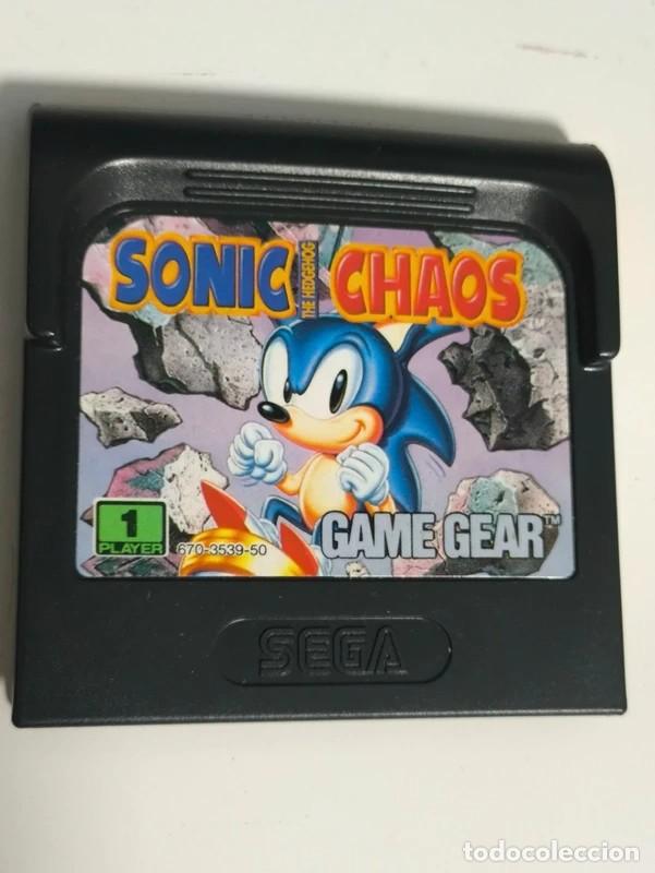 Videojuegos y consolas: Juego Sonic Chaos Sega game gear pal