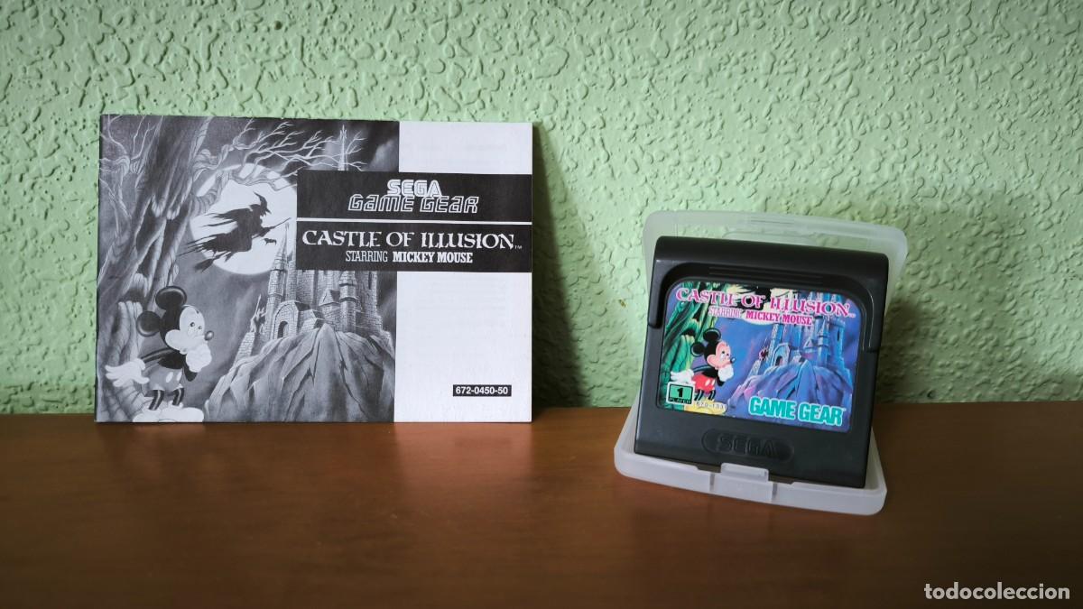 Jeux Vid&eacute;o et Consoles: CASTLE OF ILLUSION - SEGA GAME GEAR - Mickey Mouse - Juego con MANUAL y FUNDA