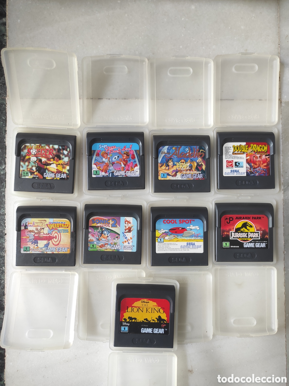 Videojuegos y consolas: Lote de 9 juegos GAME GEAR SEGA CARTUCHOS