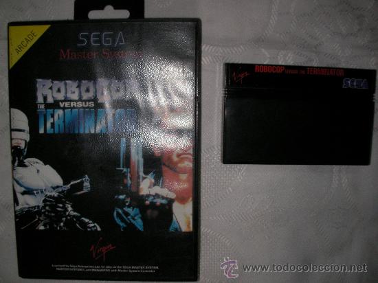 Videojuegos y consolas: JUEGO MASTER SYSTEM ROBOCOP VERSUS TERMINATOR - Foto 1