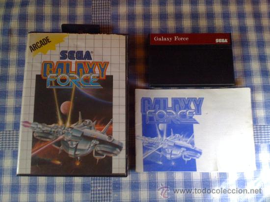 Videojuegos y consolas: Galaxy Force Juego para Sega Master System SMS PAL Completo - Foto 1