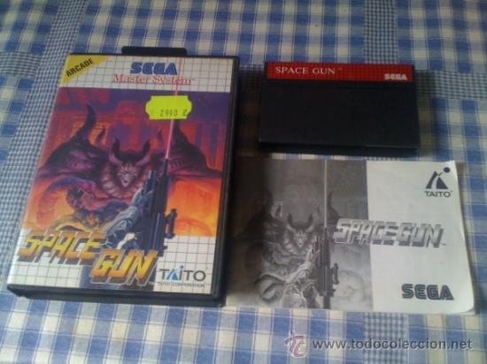 Videojuegos y consolas: Space Gun juego para Sega Master System SMS PAL Completo - Foto 1
