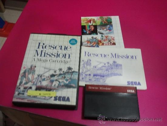 Videojuegos y consolas: juego sega master system en caja rescue mision - Foto 1