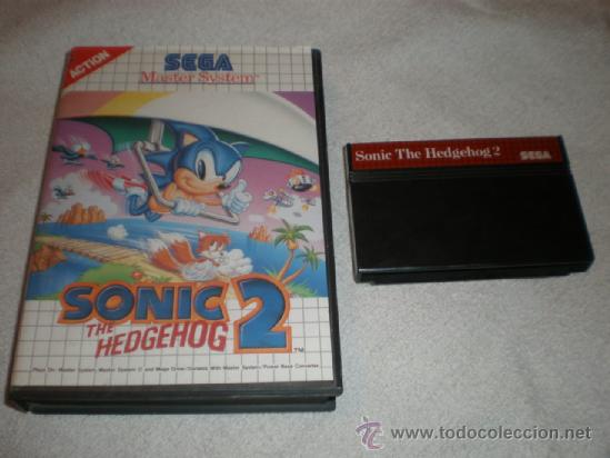 Videojuegos y consolas: SONIC 2 THE HEDGEHOG PARA SEGA MASTER SYSTEM SIN INSTRUCCIONES - Foto 1