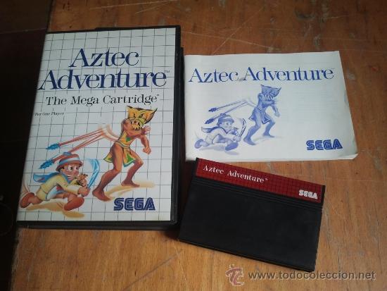 Videojuegos y consolas: juego de la sega master system azter adventure - Foto 1