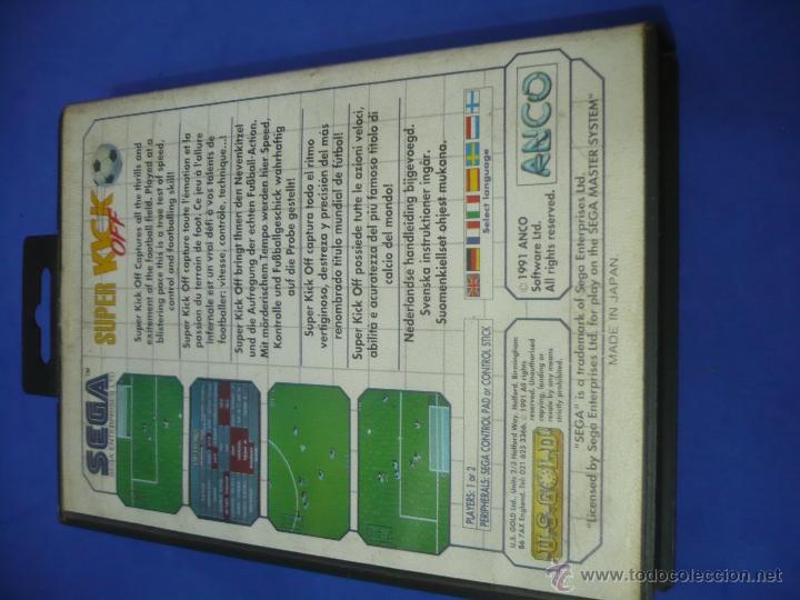 Videojuegos y consolas: JUEGO SUPER KICK OFF FROM SEGA (U.S.GOLD). - Foto 2