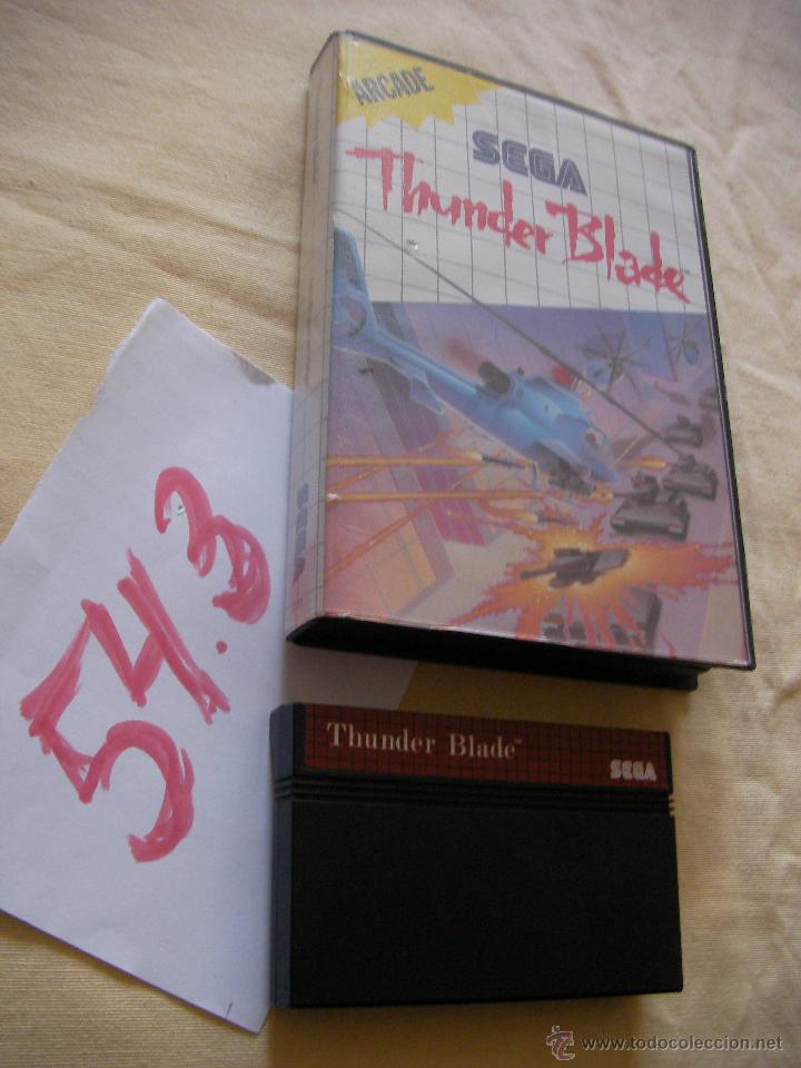 Videojuegos y consolas: ANTIGUO JUEGO SEGA - THUNDER BLADE - Foto 1