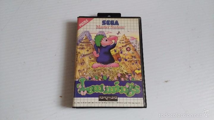 Videojuegos y consolas: master system  juego lemmings - Foto 1