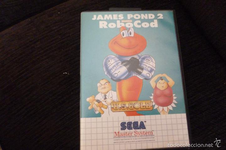 Videojuegos y consolas: SEGA MASTER SYSTEM JAMES POND 2 completo - Foto 1