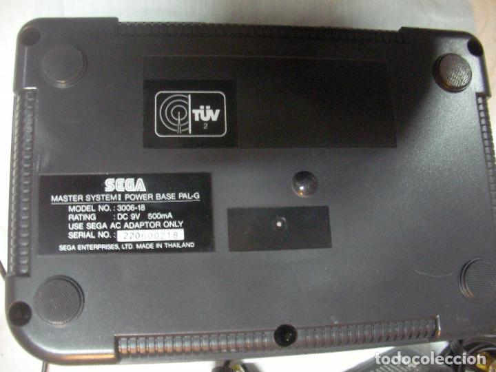 Videojuegos y consolas: ANTIGUA CONSOLA SEGA MASTER SYSTEM II Y COMPLEMENTOS VARIOS - Foto 4