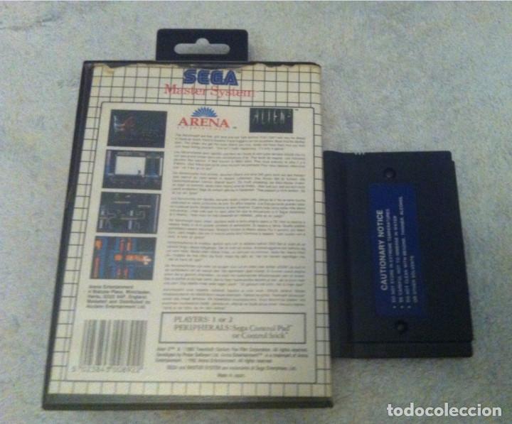Videojuegos y consolas: ALIEN 3 SEGA MASTER SYSTEM - Foto 2