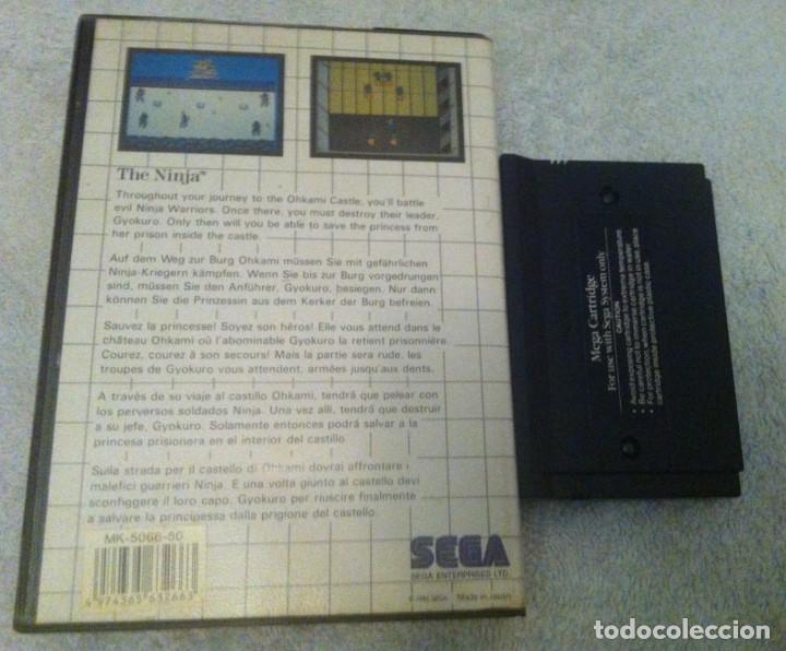 Videojuegos y consolas: THE NINJA SEGA MASTER SYSTEM MS KREATEN - Foto 2