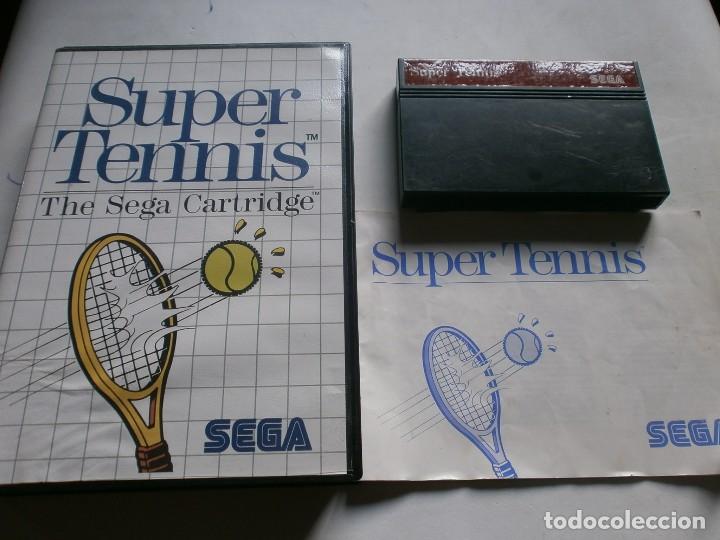 Videojuegos y consolas: SUPER TENNIS MASTER SYSTEM PAL ESPA&Ntilde;A COMPLETO - Foto 1