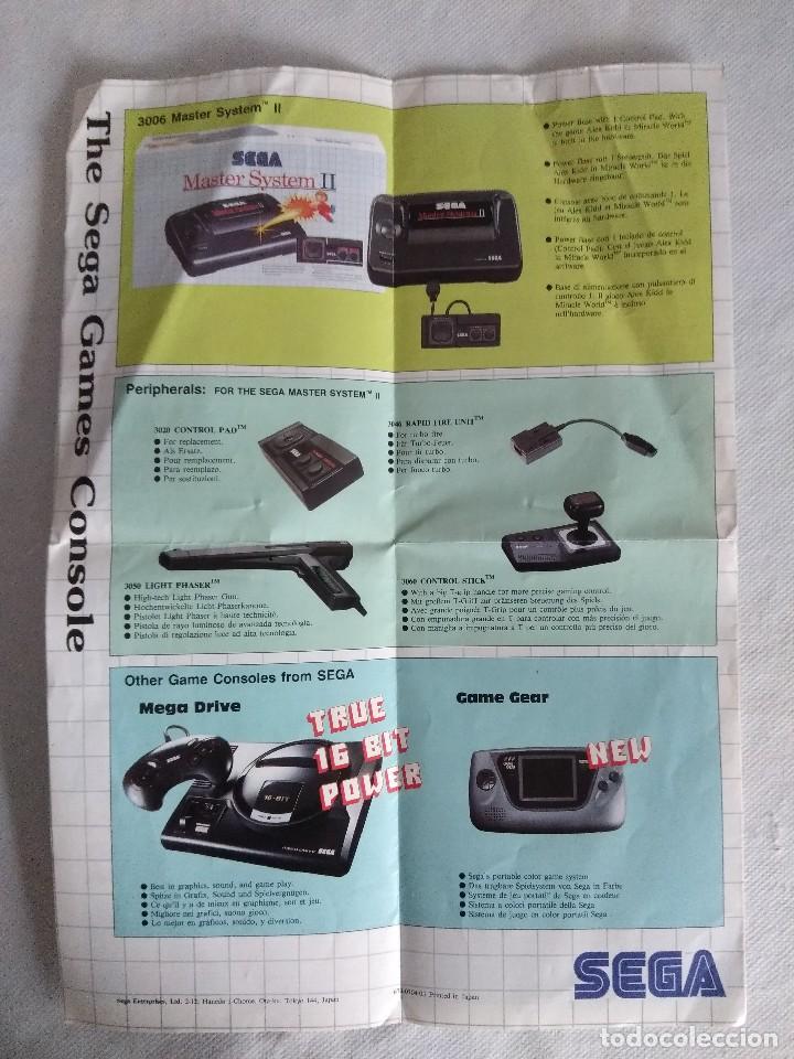 Videojuegos y consolas: CATALOGO/SEGA MASTER SYSTEM . - Foto 3
