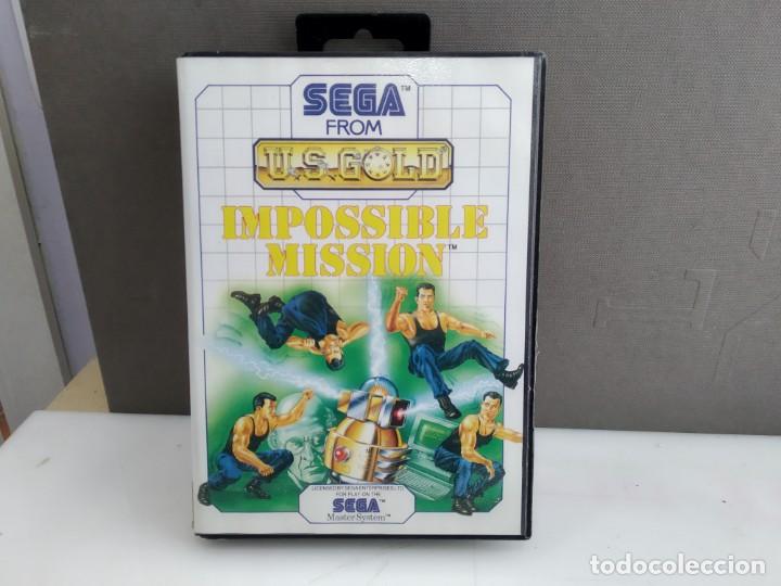 Videojuegos y consolas: ANTIGUO JUEGO PARA MASTER SYSTEM IMPOSIBLE MISSION - Foto 1