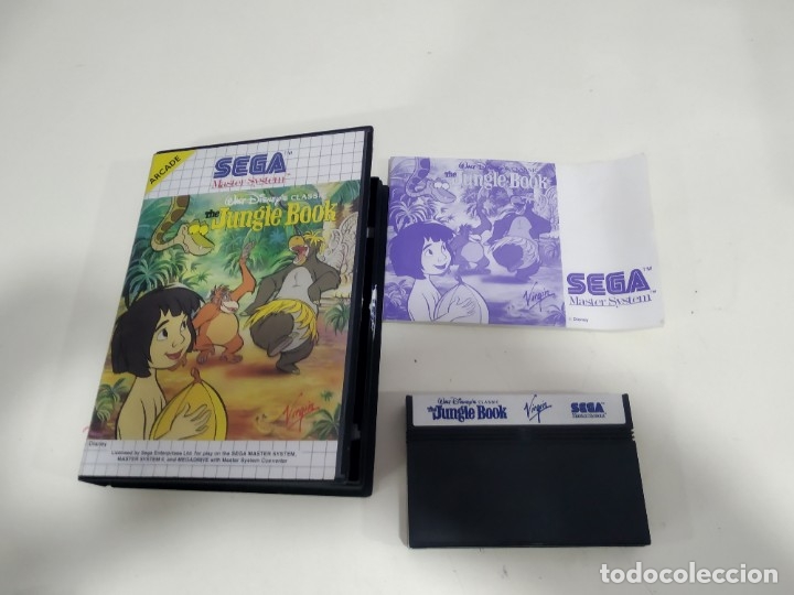 Videojuegos y consolas: ANTIGUO JUEGO PARA SEGA MASTER SYSTEM EL LIBRO DE LA SELVA - Foto 1
