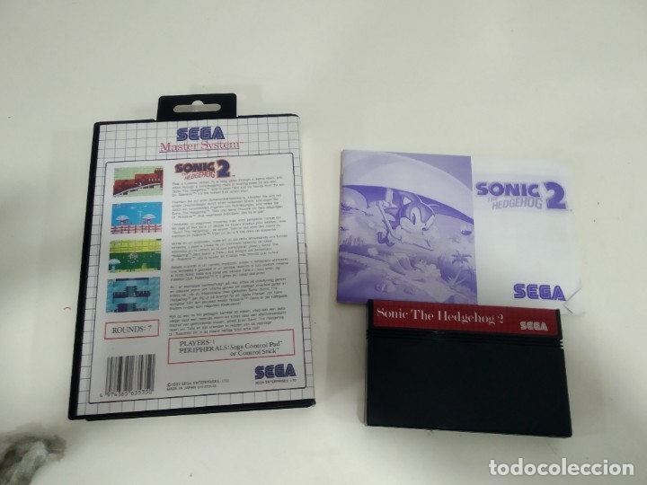 Videojuegos y consolas: ANTIGUO JUEGO PARA SEGA MASTER SYSTEM SONIC 2 - Foto 3