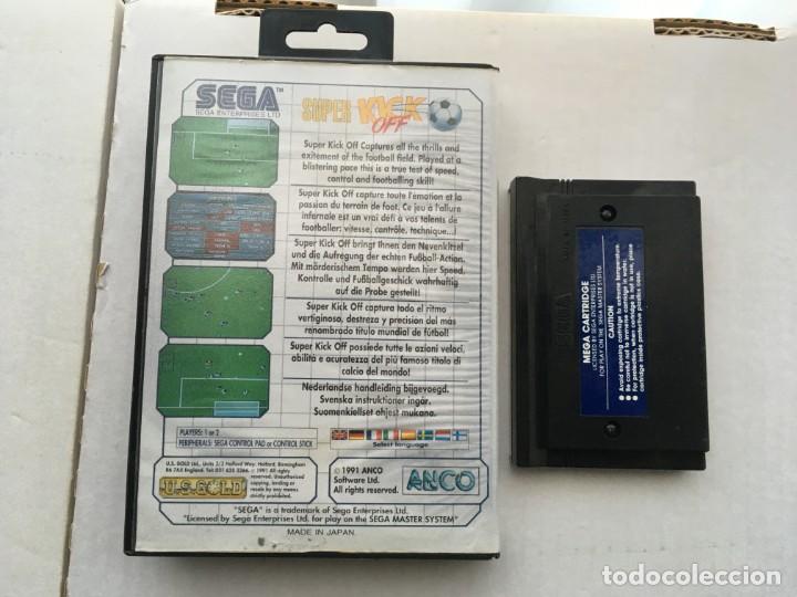 Videojuegos y consolas: SUPER KICK OFF SEGA MASTER SYSTEM KREATEN - Foto 2