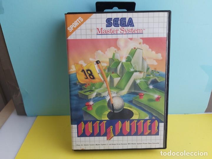 Videojuegos y consolas: ANTIGUO JUEGO EN CAJA PARA SEGA MASTER SYSTEM PUTT - Foto 1
