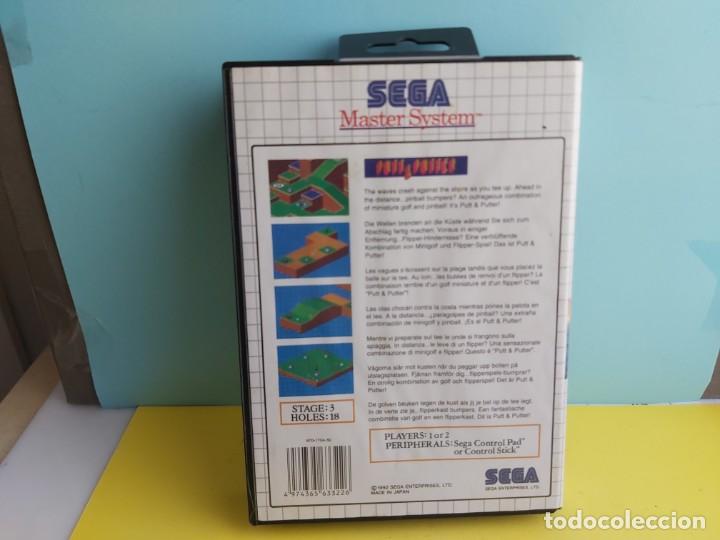 Videojuegos y consolas: ANTIGUO JUEGO EN CAJA PARA SEGA MASTER SYSTEM PUTT - Foto 2