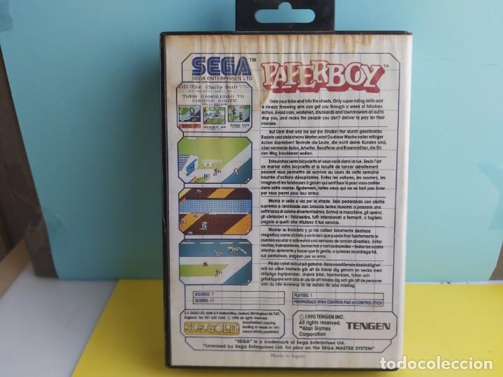 Videojuegos y consolas: ANTIGUO JUEGO EN CAJA PARA SEGA MASTER SYSTEM PAPERBOY - Foto 2