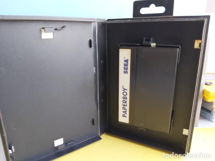 Videojuegos y consolas: ANTIGUO JUEGO EN CAJA PARA SEGA MASTER SYSTEM PAPERBOY - Foto 3